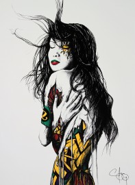 z MARTIN WHATSON THE CYCLE DIPTYCH MAIN ED OF 195 - GraffitiPrints.com