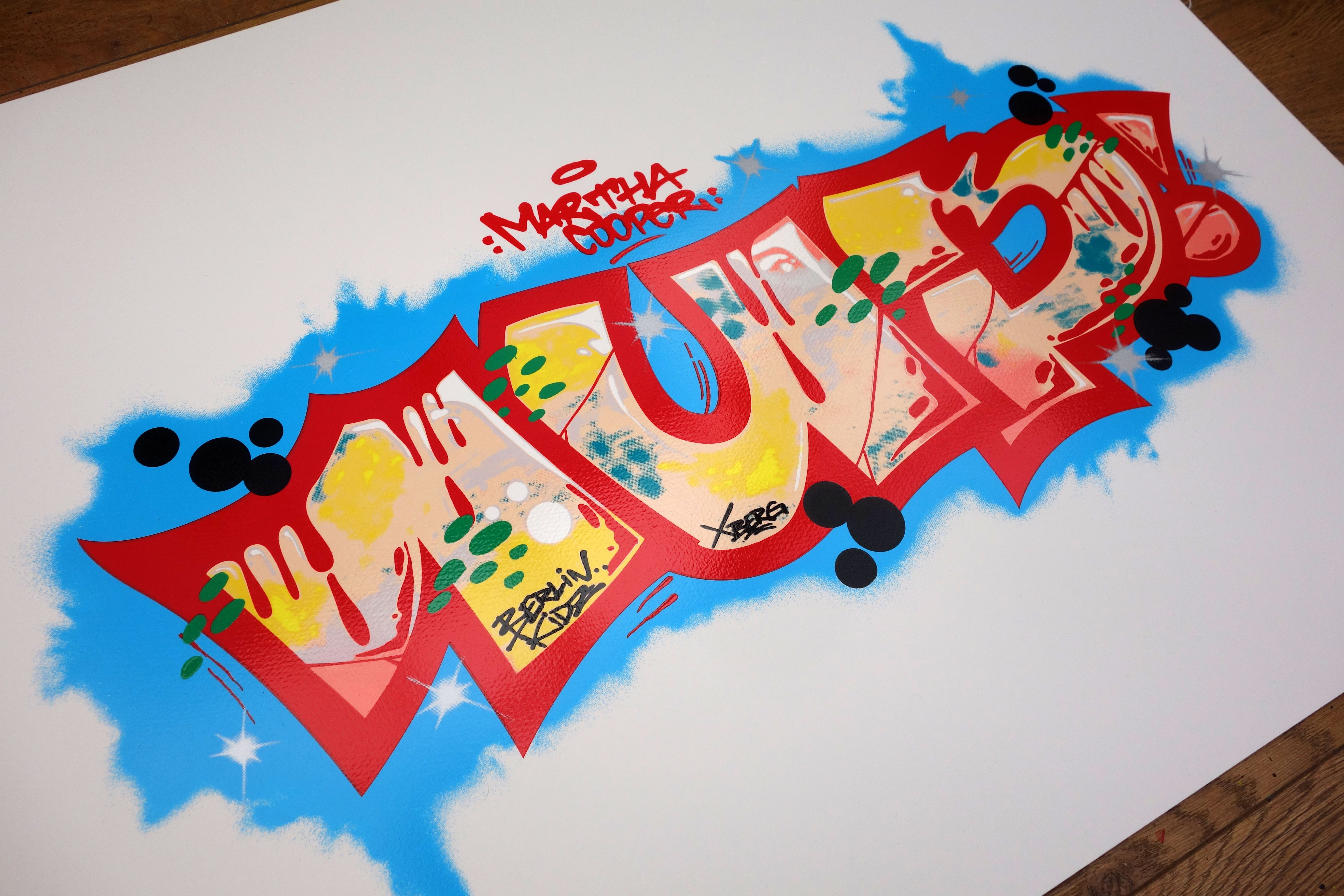 z 1UP CREW - ONE LOVE ONE CREW WHITE - ED OF 25 - GraffitiPrints.com